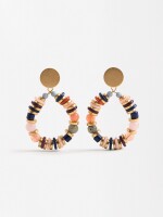Pendientes Con Piedras multicolor