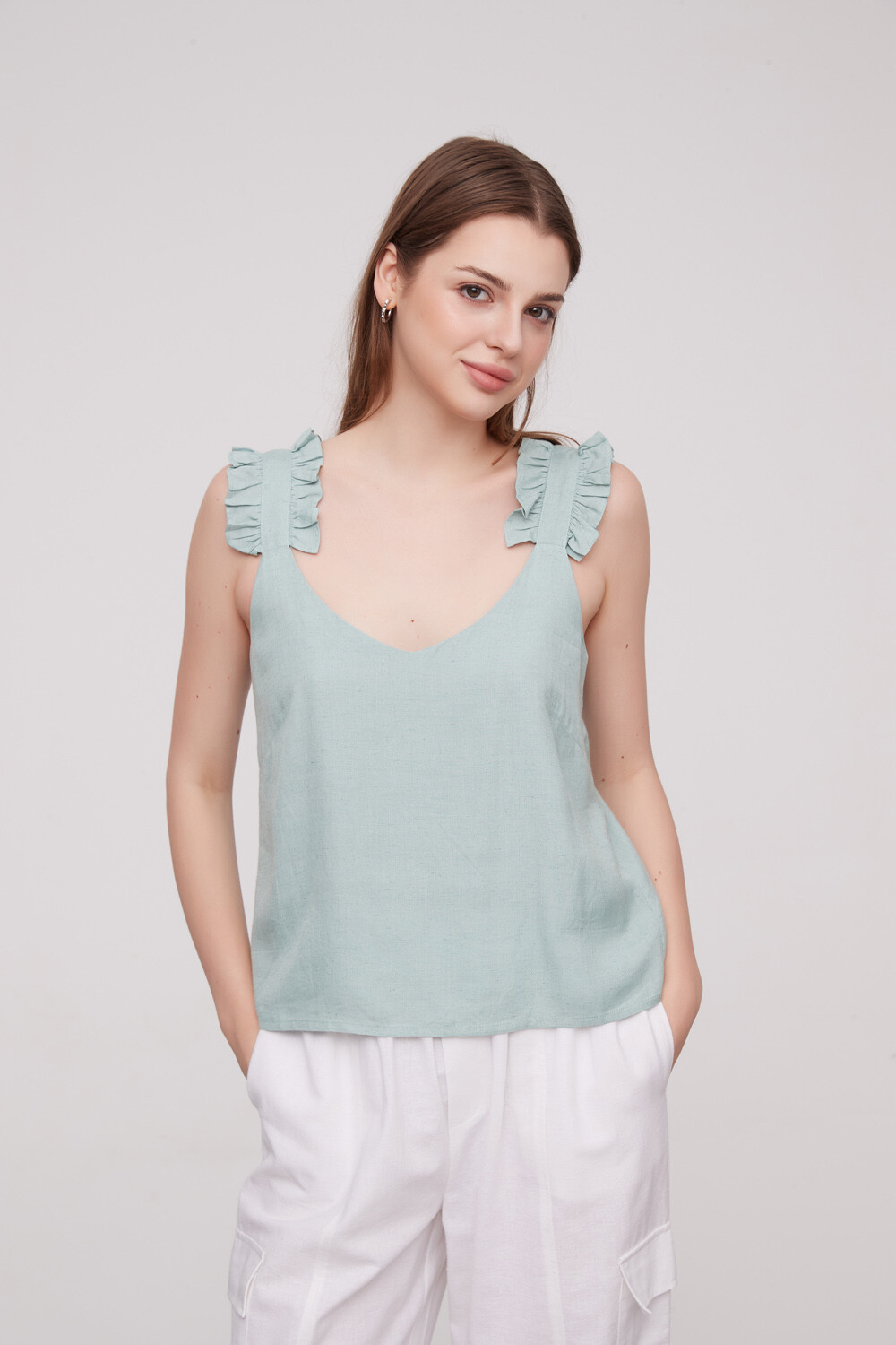 Musculosa Bugambilia Verde Claro