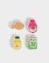 Útiles Varios Diseño propio Set De Gomas De Borrar Korean Food - Combinacion Multicolor