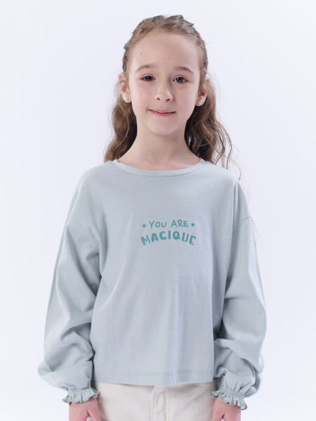 Remera manga larga Verde