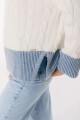 Sweater Mix Blanco/Azul
