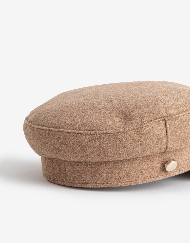 Boinas Gorra Baker Gamuza - Combinacion Bicolor