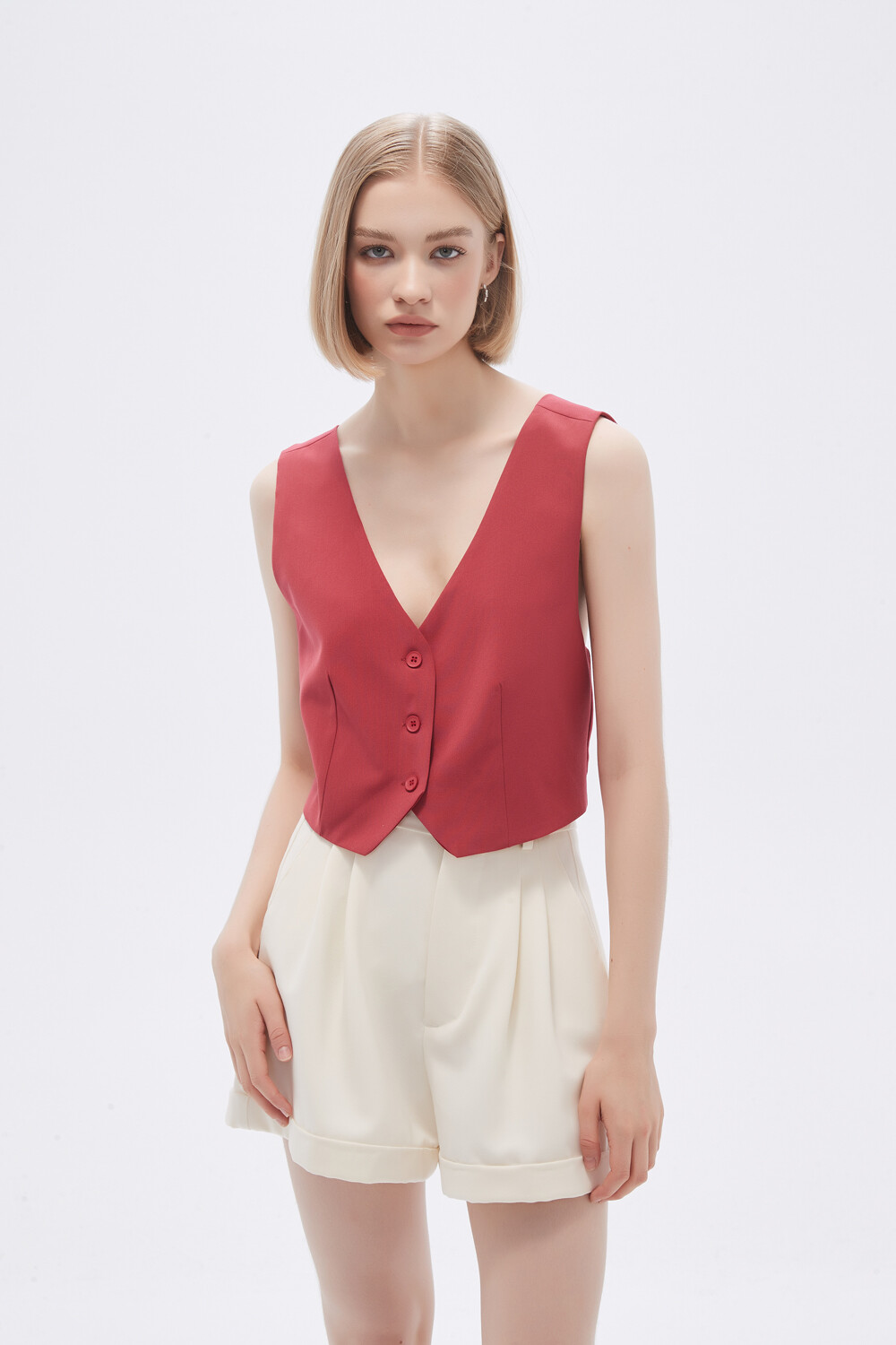 Tops Alman Bordeaux Claro
