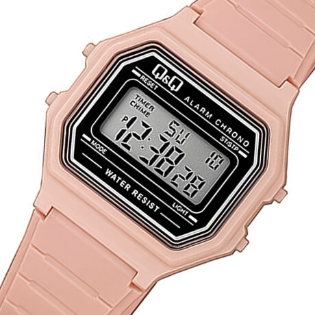 Reloj Q&Q Classic Digital Unisex Resistente Al Agua Rosado