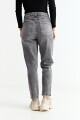Jean mom ankle length GRIS