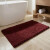 Alfombra Baño con Pelo Largo Home Class 40 x 60 cm BORDO