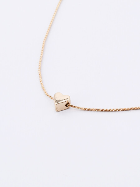 CADENA CORAZON DORADO