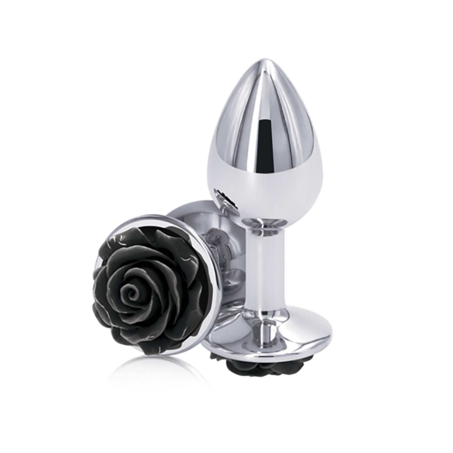 plug anal pequeno Plug Anal Rear Assets Aluminum Pequeño Negro — Boutique Erótica