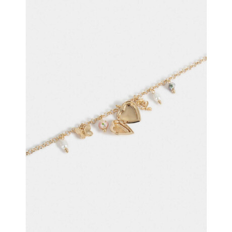 Collar Corto Multidijes Dorado