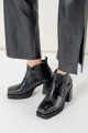 Bota mora Charol negro