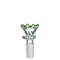QUEMADOR CALVO GLASS PERLA 14MM MACHO VERDE