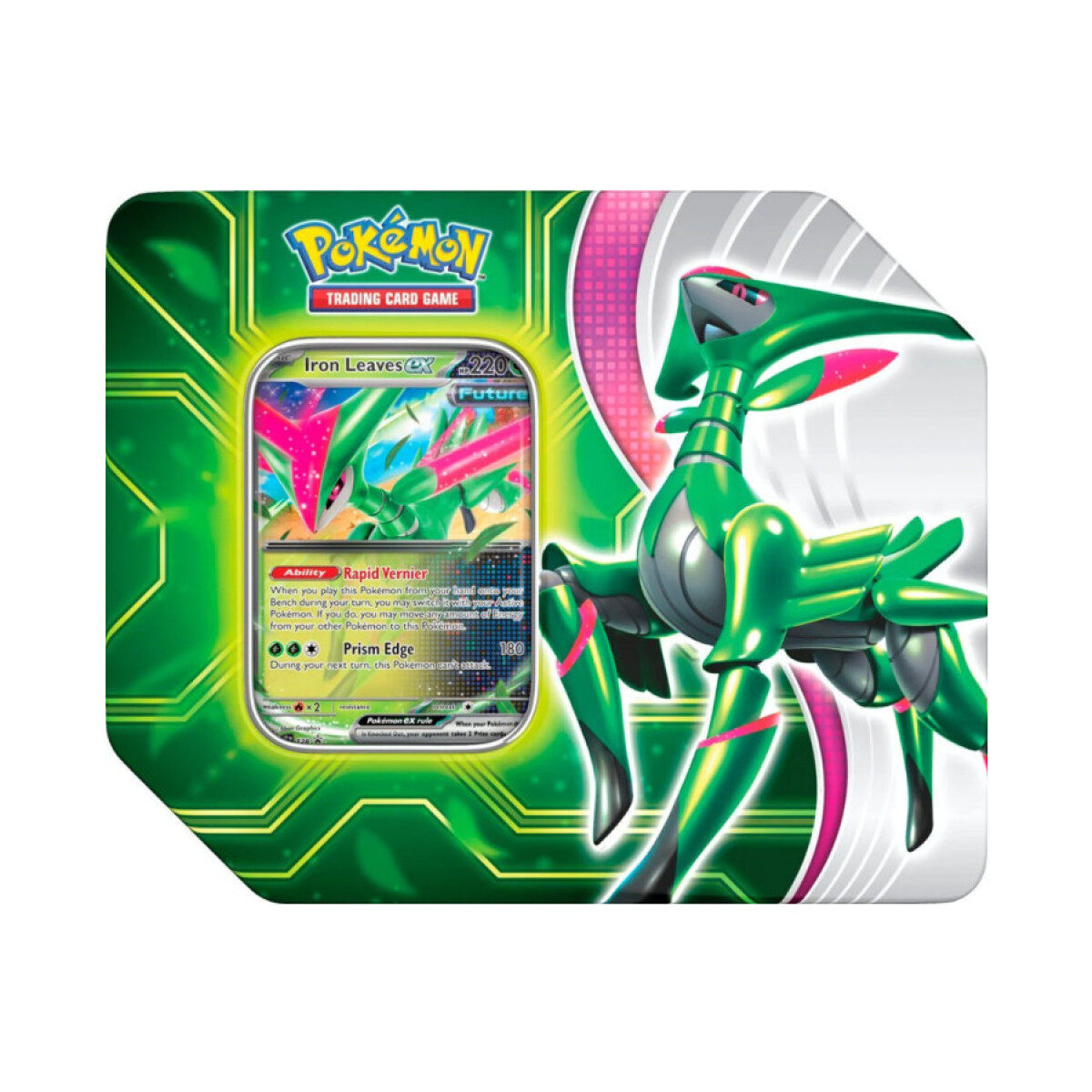 Pokemon TCG: Tin Epic Clashing - Iron Leaves EX [Inglés] 