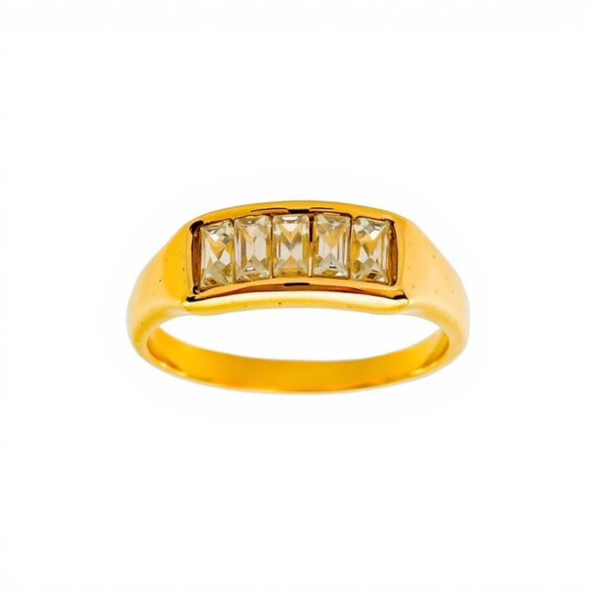 Anillo-Oro bajo-Piedra Zirconia-AN8041 - conpiedra 