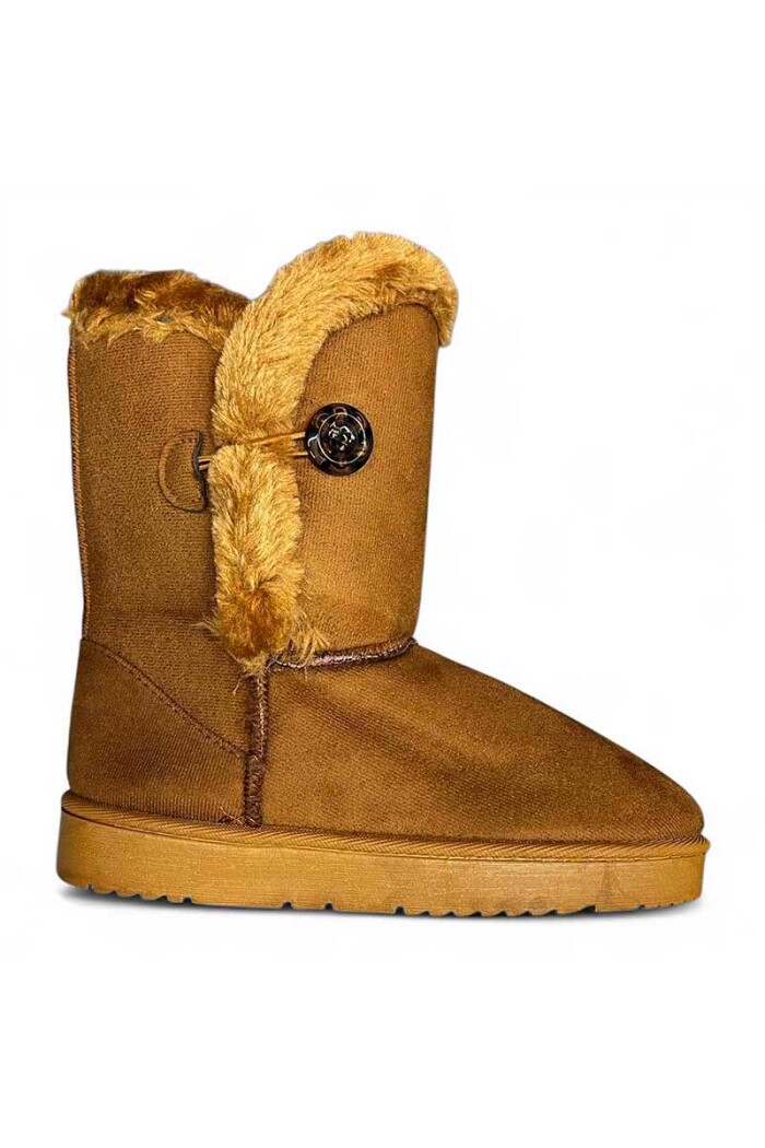 BOTA MUJER TRINY PANTUBOTA 1 BOTÓN Camel