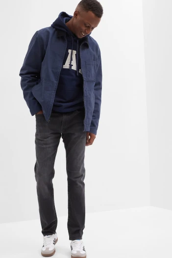 Jean Slim Hombre Washed Black