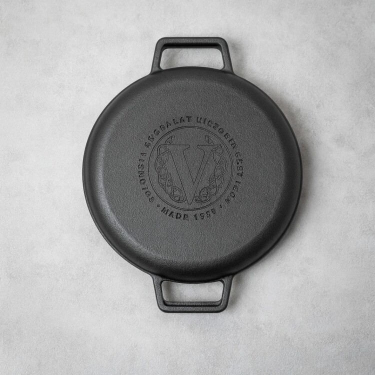 SARTEN HIERRO CURADO CON ASAS 25 CM VICTORIA SARTEN HIERRO CURADO CON ASAS 25 CM VICTORIA