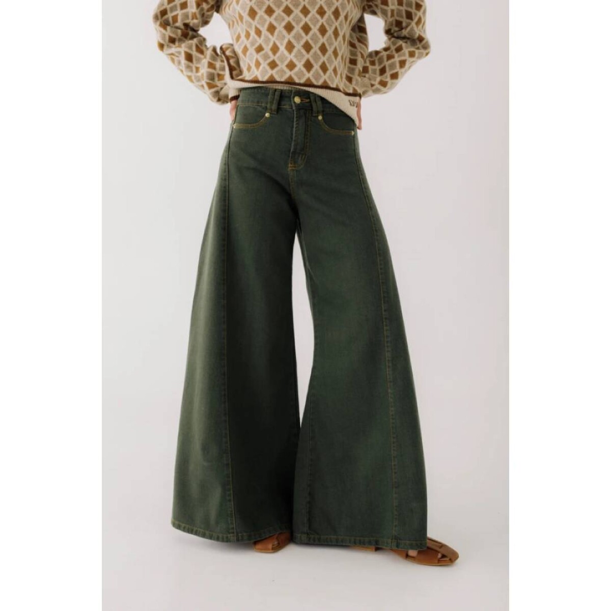 Jean Wide XL - Verde 