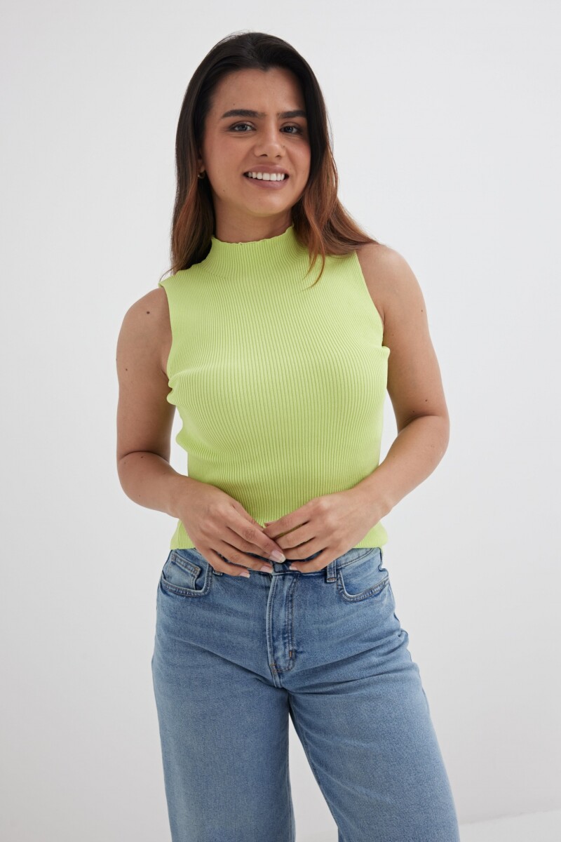 Top tejido media polera - Lima 