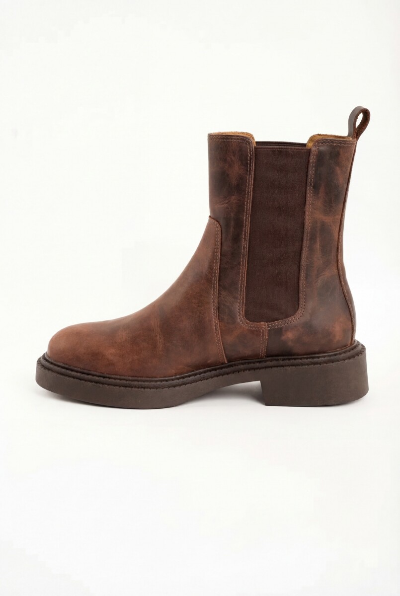 Bota Cuero - Chocolate 