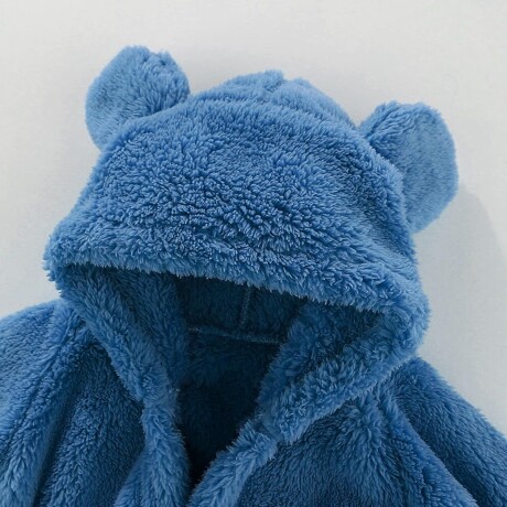 Body Oso Para Bebé Talle 3 Meses Polar Azul