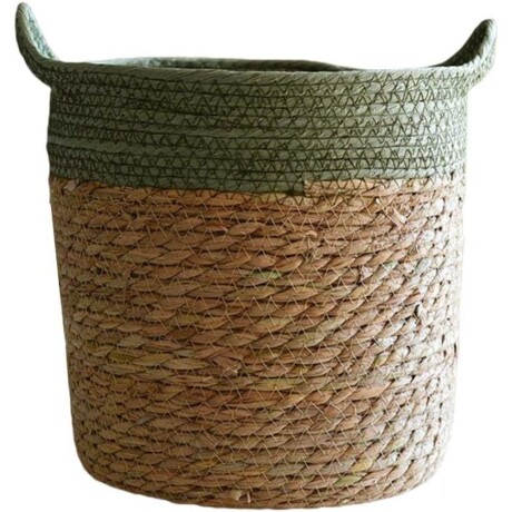 Canasto Seagrass 29 cm Verde