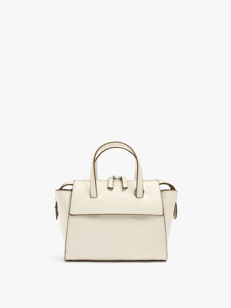 Bolso Tote Con Bandolera crudo