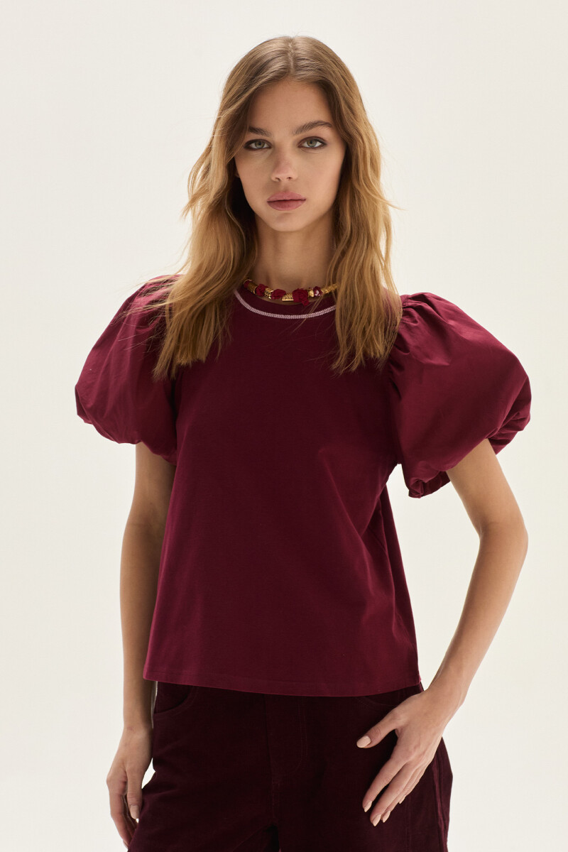 Blusa Grace Bordo