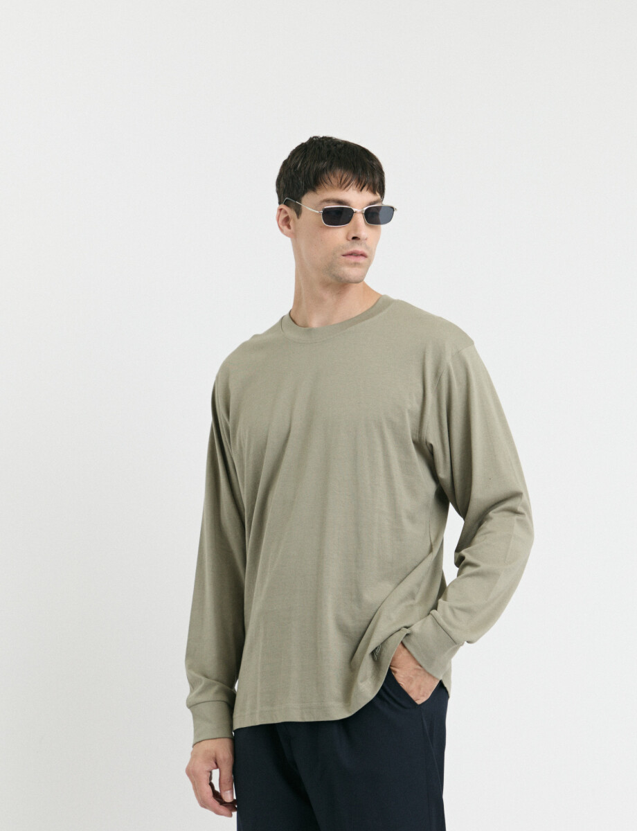 520682 T-SHIRT HARRINGTON LABEL Verde