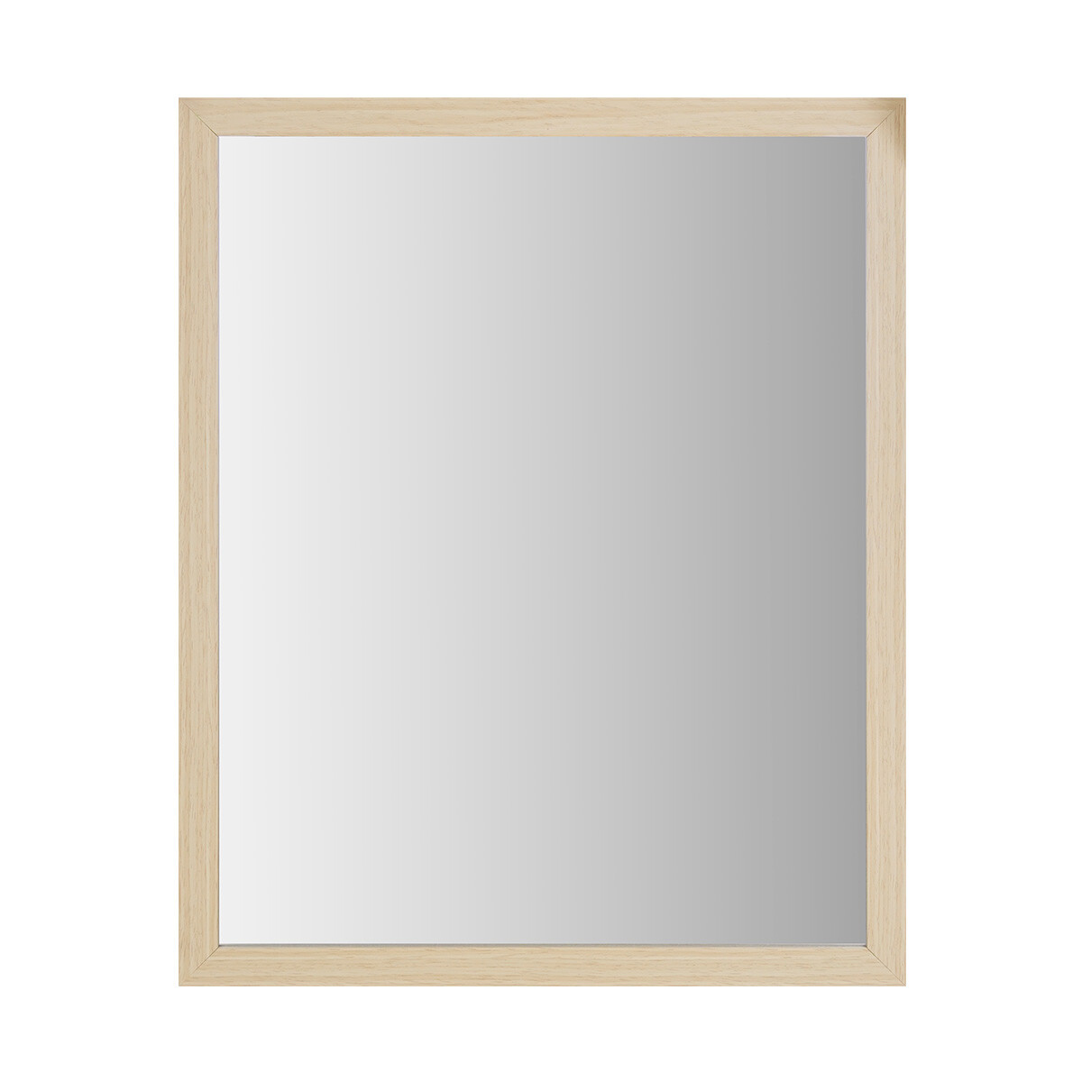 Espejo con marco imitacion madera 