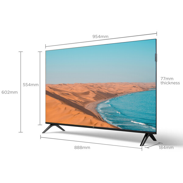 Tv Tcl 43 S5k Smart Google Tv Qled Wifi Fhd TV 43" TCL S5K GOOGLE TV QLED