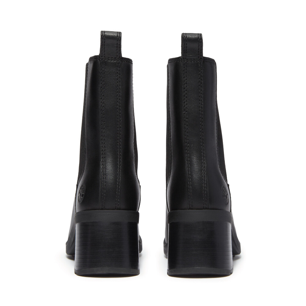 Botas Mid Chelsea Mujer Black Full Grain