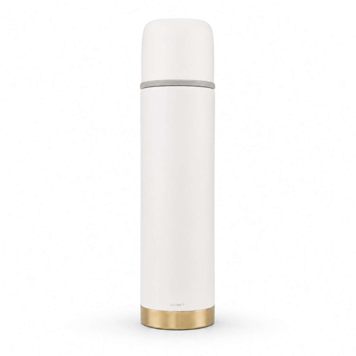 Termo Bala Acero Inoxidable 750Ml Mantiene Frío Calor Comet - Blanco 