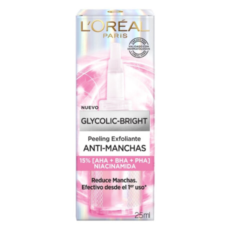 Peeling L'Oréal Paris Glycolic Bright Peeling Exfoliante Anti-Manchas 25ml Peeling L'Oréal Paris Glycolic Bright Peeling Exfoliante Anti-Manchas 25ml