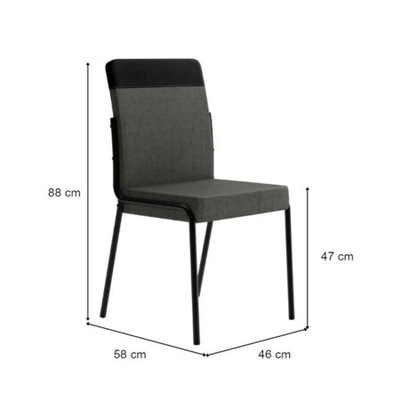 Silla Duo Negro