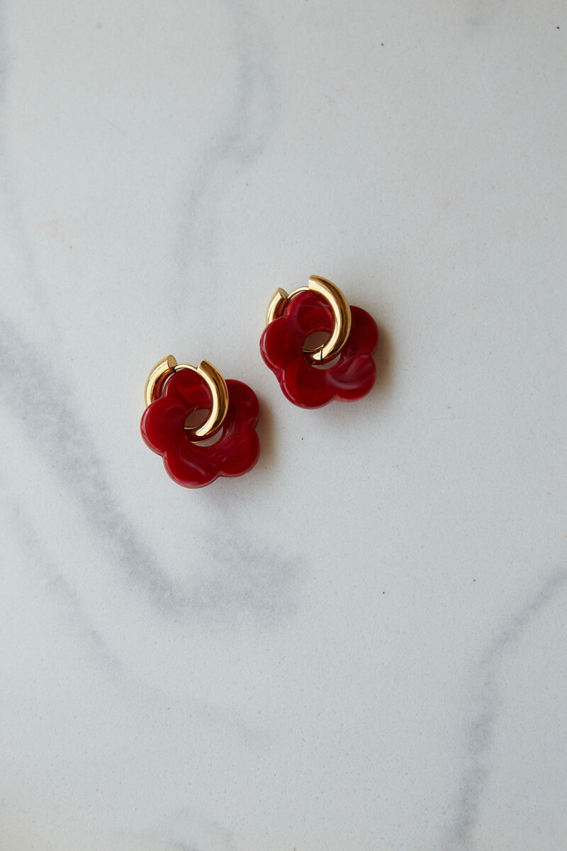 AROS FLOWER - ROJO 