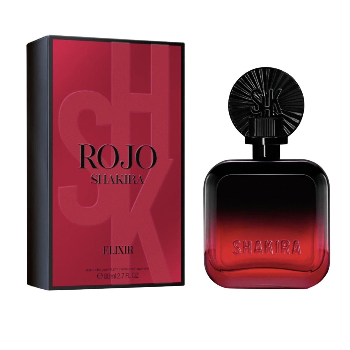 Perfume Shakira Rojo Elixir EDP 80ml 