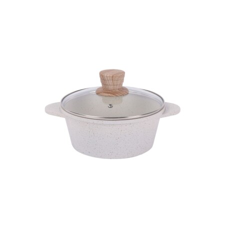 OLLA CACEROLA CUORI CUCCINA 20CM BEIGE