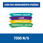 Minitorno Dremel 7350 con 5 accesorios 24 meses / Dremel Unica