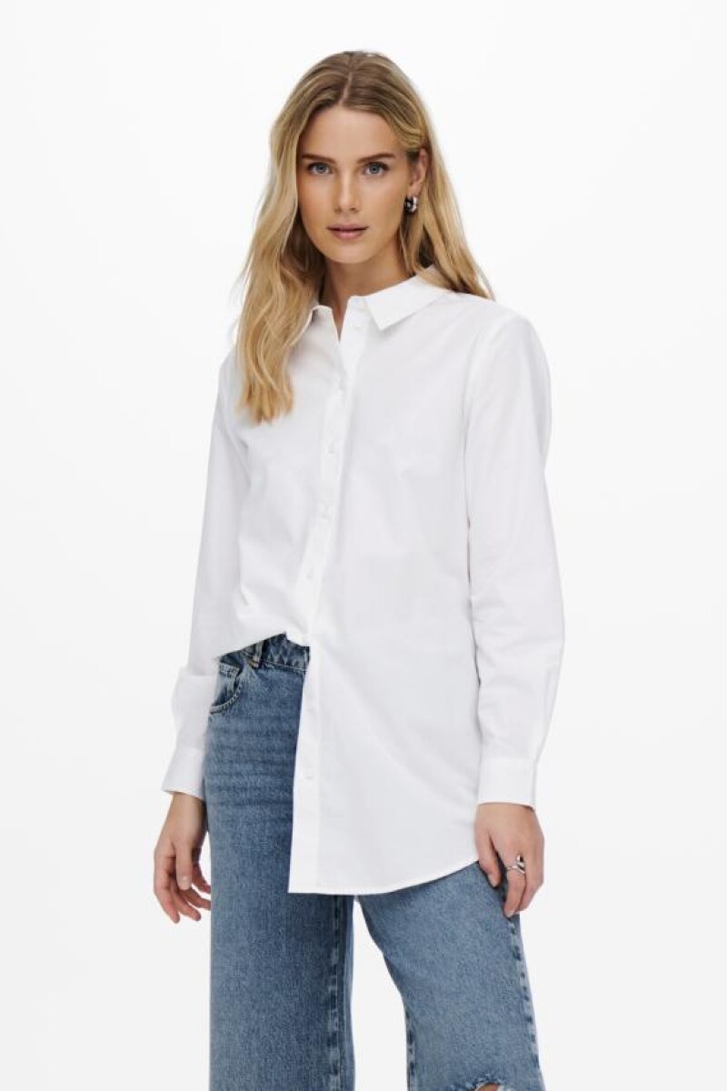 Camisa Tabitha Clásica Largo-extra White