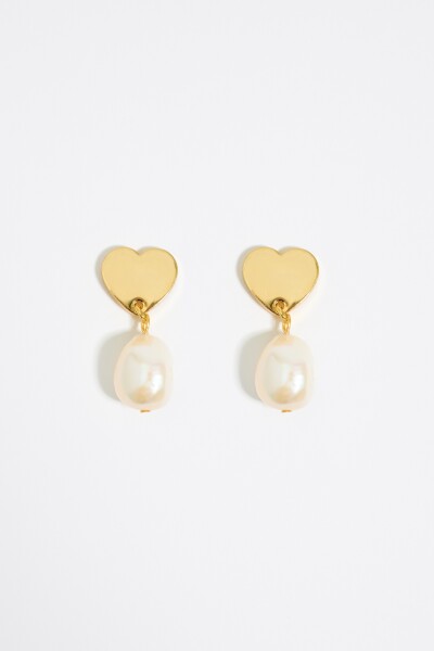 PENDIENTES CORAZONES Oro