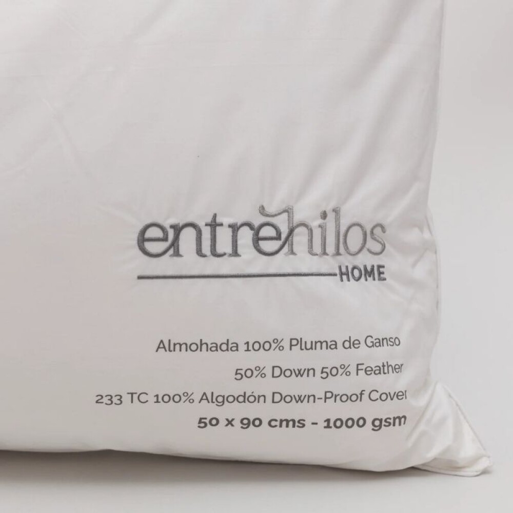 Almohada 100% Pluma de Ganso 50x90 Almohada 100% Pluma de Ganso 50x90