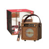 Parlante portátil bluetooth KTS-1687 4" 10w karaoke retro con microfono Parlante portátil bluetooth KTS-1687 4" 10w karaoke retro con microfono
