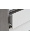 Cómoda BILLUND 3+3 caj blanco/hormigón Cómoda BILLUND 3+3 caj blanco/hormigón