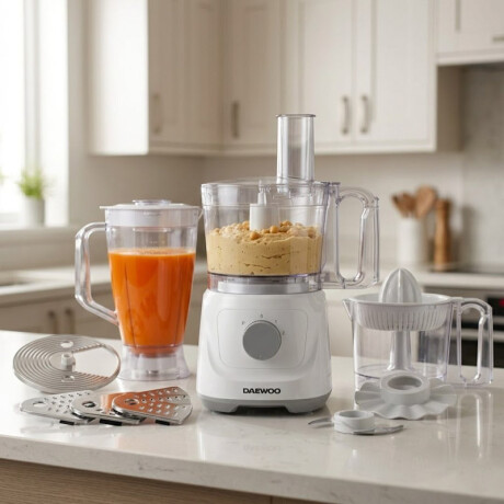 Multiprocesadora licuadora y exprimidor Daewoo | Incluye accesorios Multiprocesadora licuadora y exprimidor Daewoo | Incluye accesorios