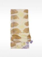 Pañuelo Estampado De Mezcla De Lino multicolor