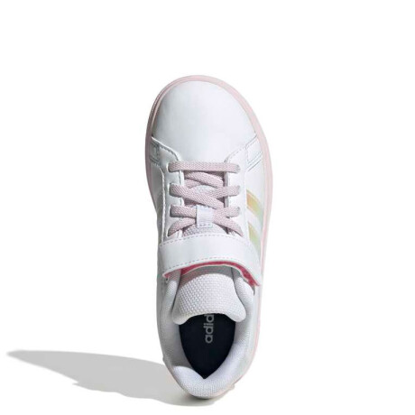 Championes Infantiles Adidas Grand Court 2.0 Blanco - Rosado