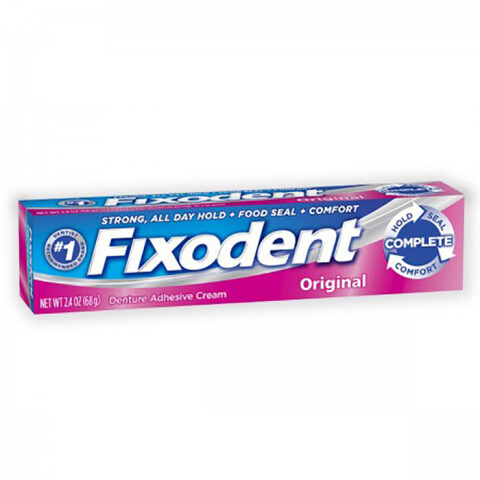 Fixodent adhesivo en crema para prótesis 68g
