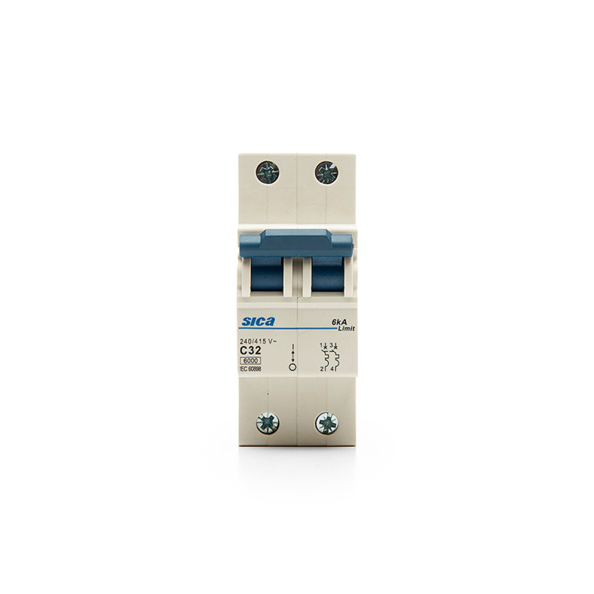 Llave térmica din Superlimit 2P 32A 6kA - SK2232X 