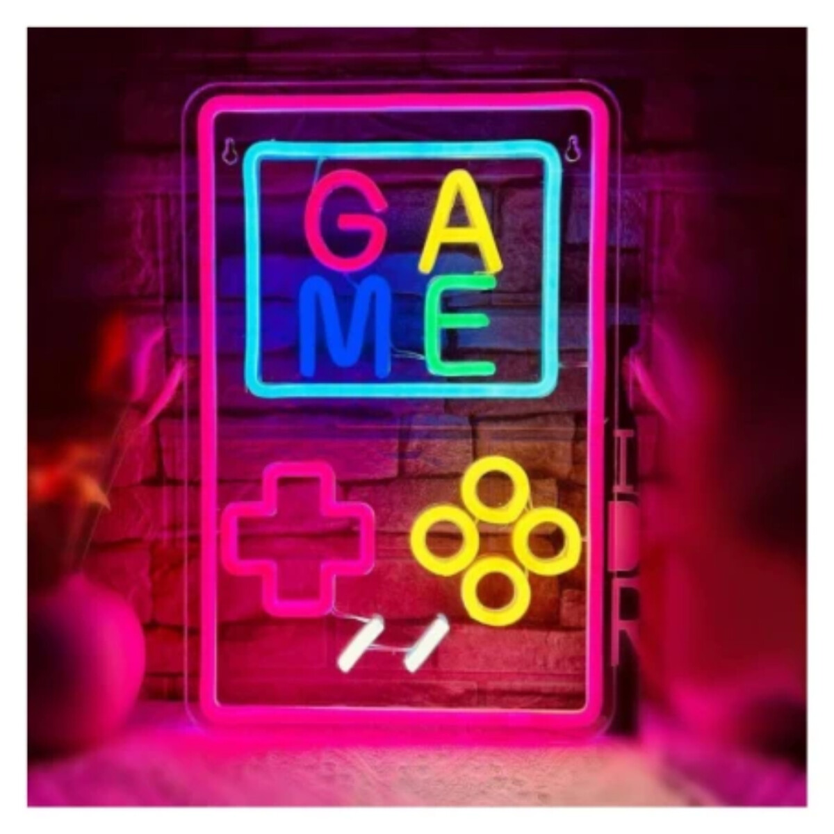 Letrero Cartel Neon - Game 
