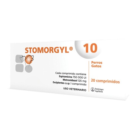 STOMORGYL 10 X CAJA DE 20 COMPRIMIDOS